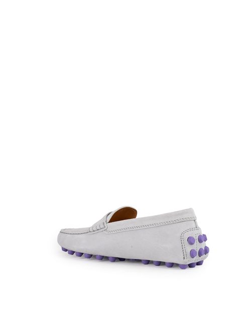 Mocassini con gommini Grigio/Viola TOD'S | XXW52K00010 RE0B215